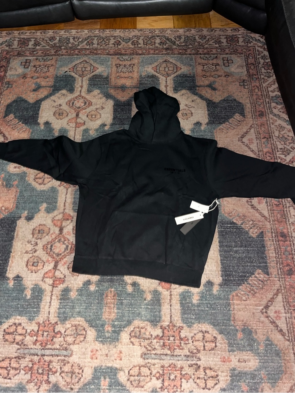 Black Essentials Fear of God Hoodie